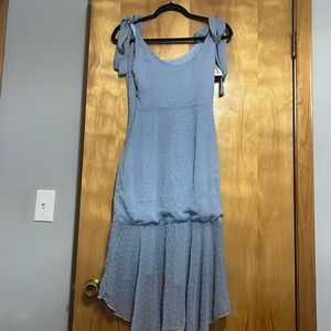 Showpo dusty blue adjustable strap dress